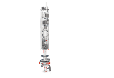  3D illustration of a Shaft Boring Roadheader